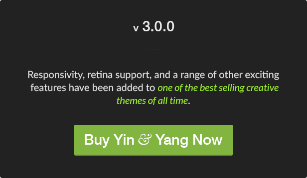 Yin & Yang: thème portfolio WordPress moderne, réactif, propre et créatif, créé par AJAX - 1