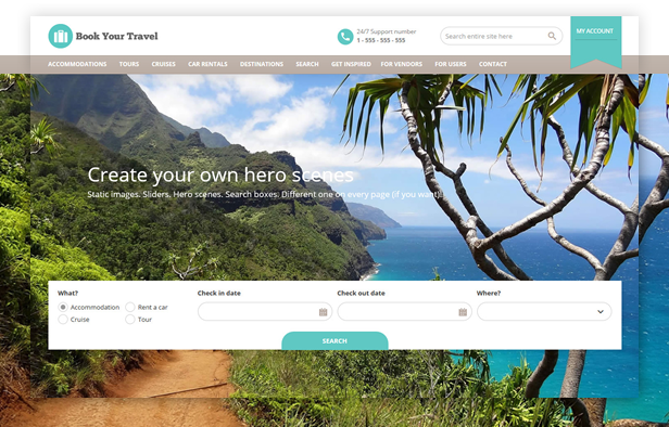 Réservez votre voyage Réservations en ligne Thème WordPress