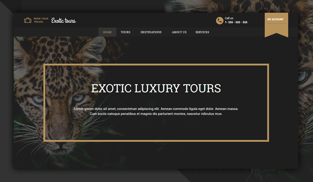 Visite thématique de luxe WordPress
