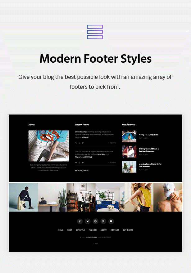 Styles ModernFooter