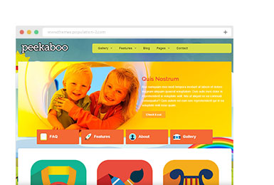 Peekaboo - Thème WordPress pour enfants - 4