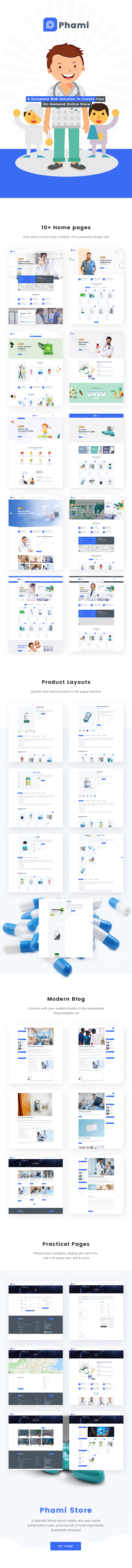 Phami - Thème WooCommerce Médical & Santé - 1