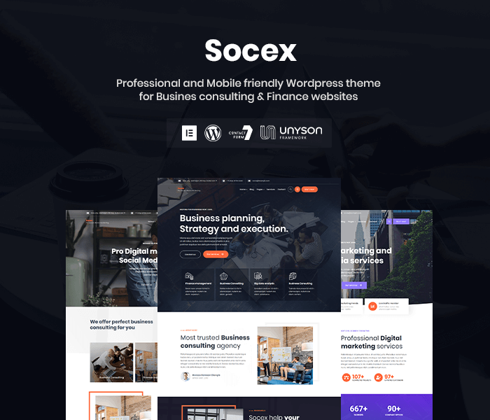Socex - Thème WordPress Business Consulting & Finance - 4