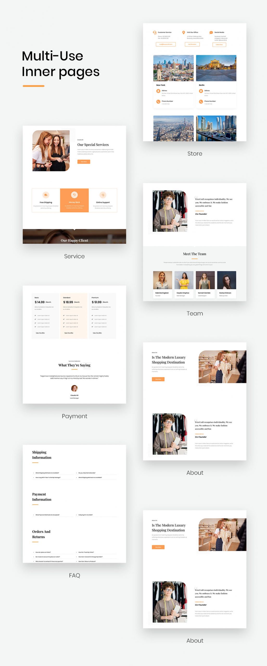 Stylishion | Kit de modèles Fashion Elementor - 2