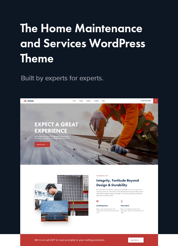Estand | Thème WordPress Elementor Home Maintenance