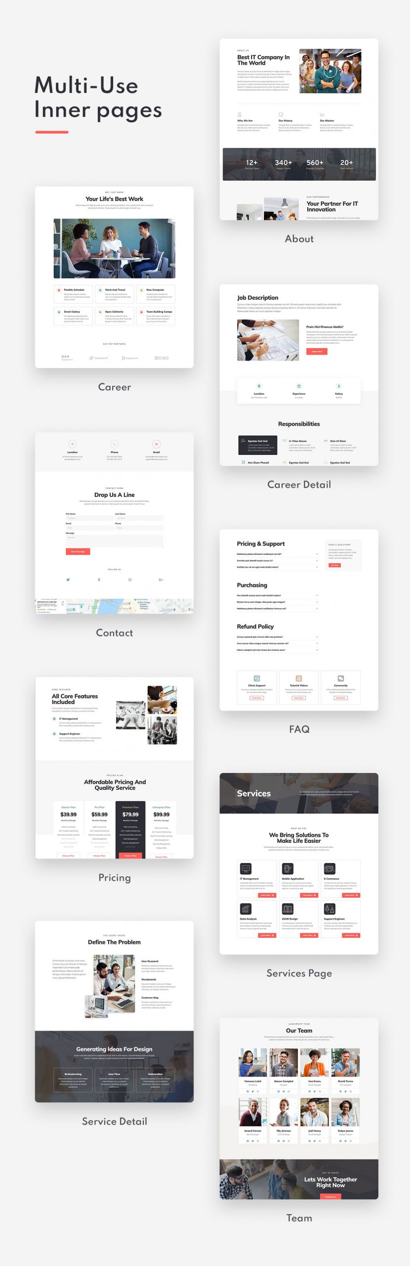 Techiz | Affaires & Startup Kit de modèles Elementor - 2