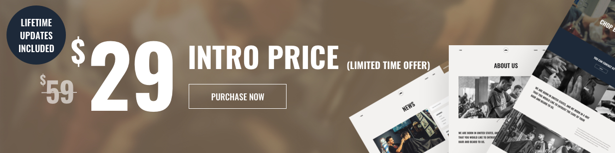 Chop WordPress Intro Price