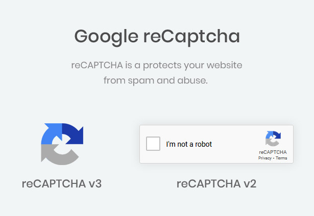 google reCaptcha protège les v2 et v3
