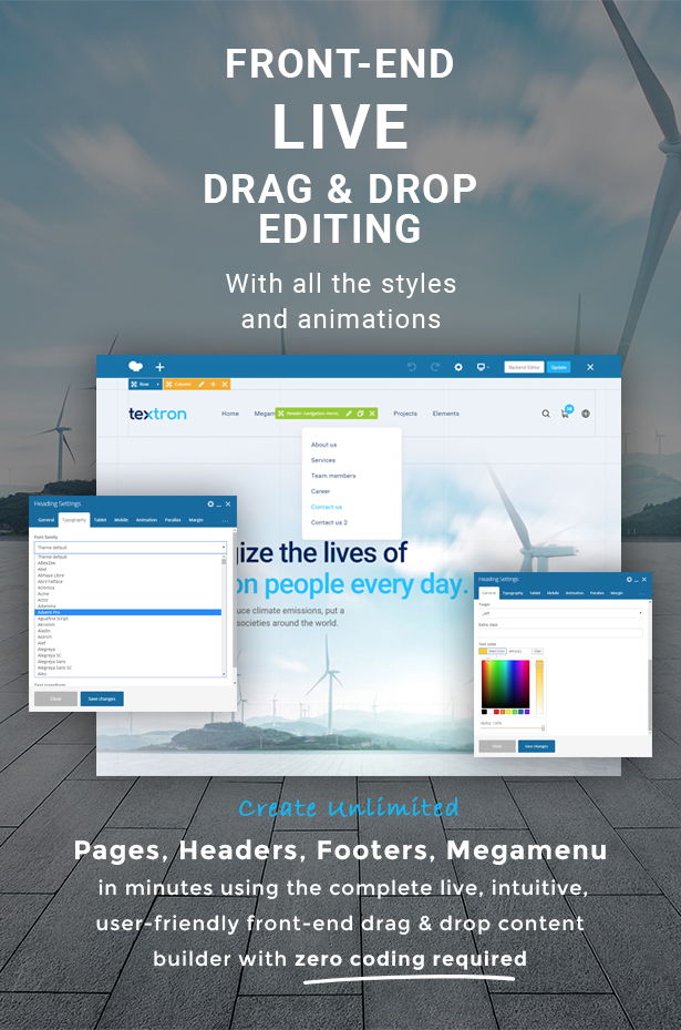 Textron - Thème WordPress industriel + Boutique WooCommerce - 3