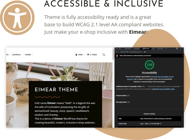 Eimear - Thème WordPress WooCommerce inclusif - 3