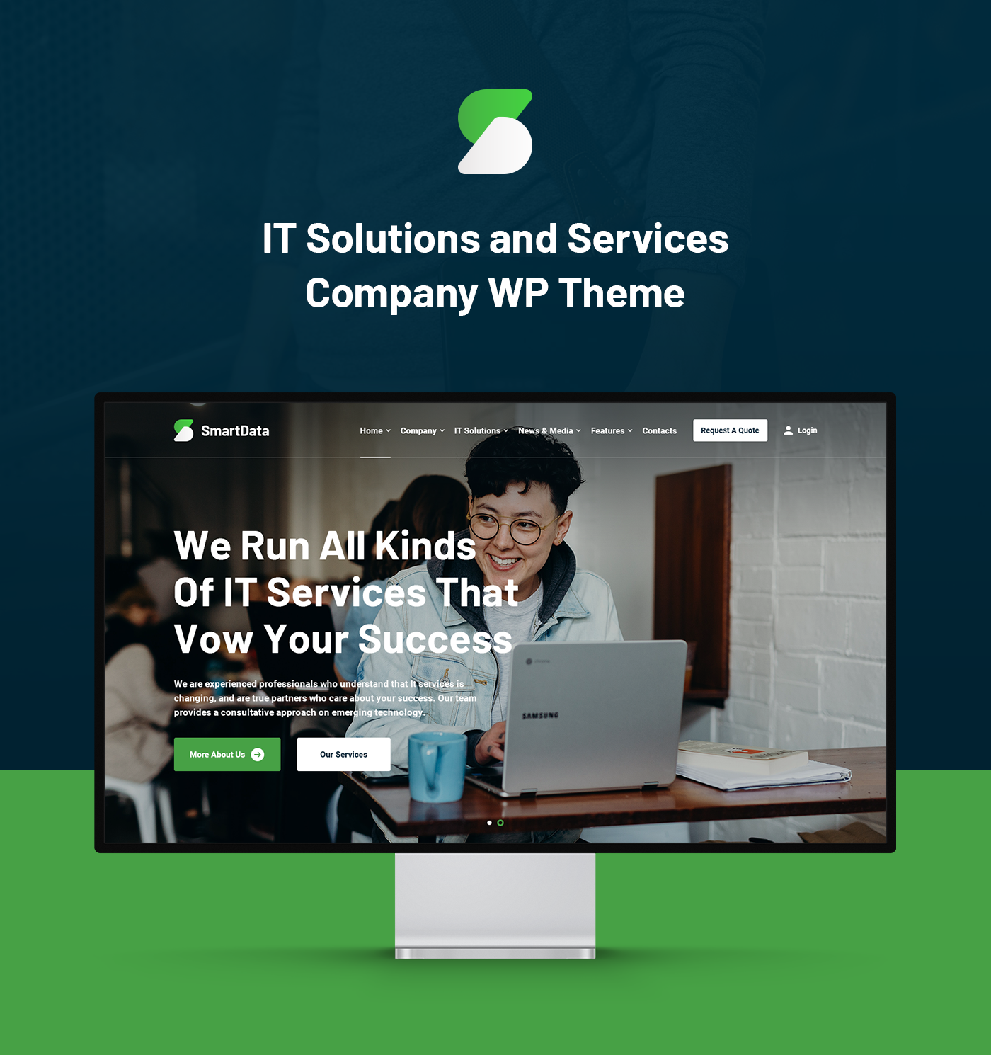 Smartdata - Thème WordPress pour les solutions et services informatiques - 4
