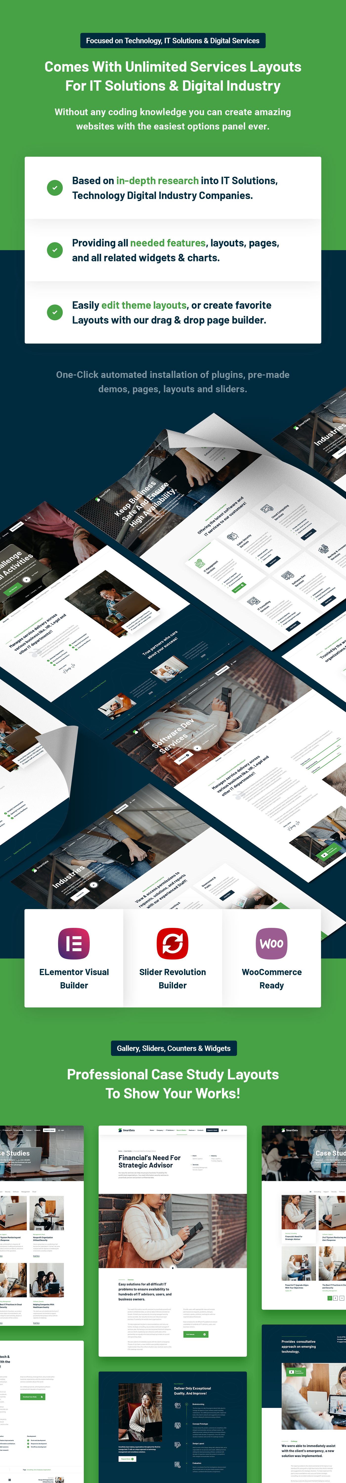 Smartdata - Thème WordPress pour solutions et services informatiques - 6