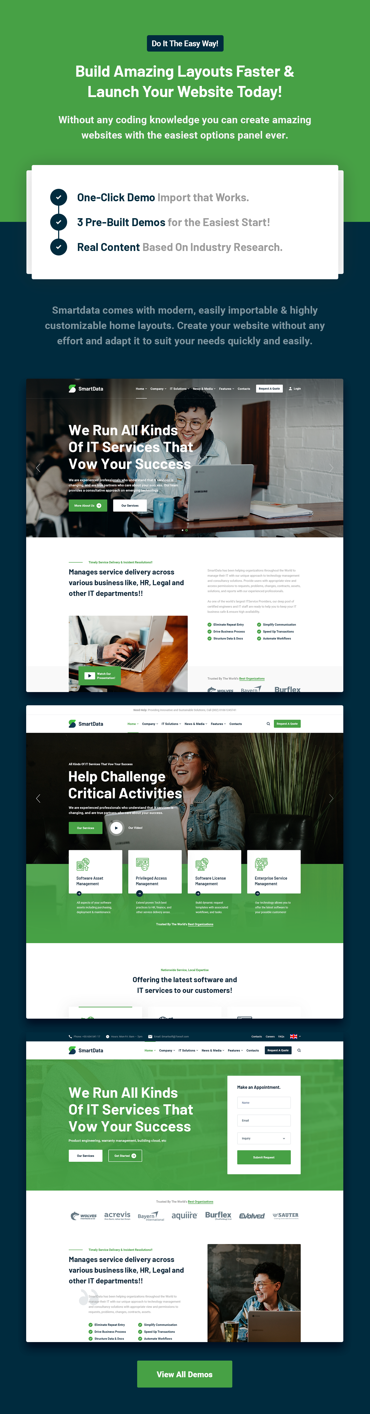 Smartdata - Thème WordPress pour solutions et services informatiques - 5