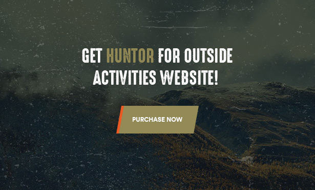 Thème WooCommerce Huntor Hunting Outdoor Shop - Achat