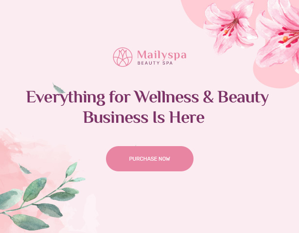 Mailyspa - Thème WordPress Beauté et Bien-être