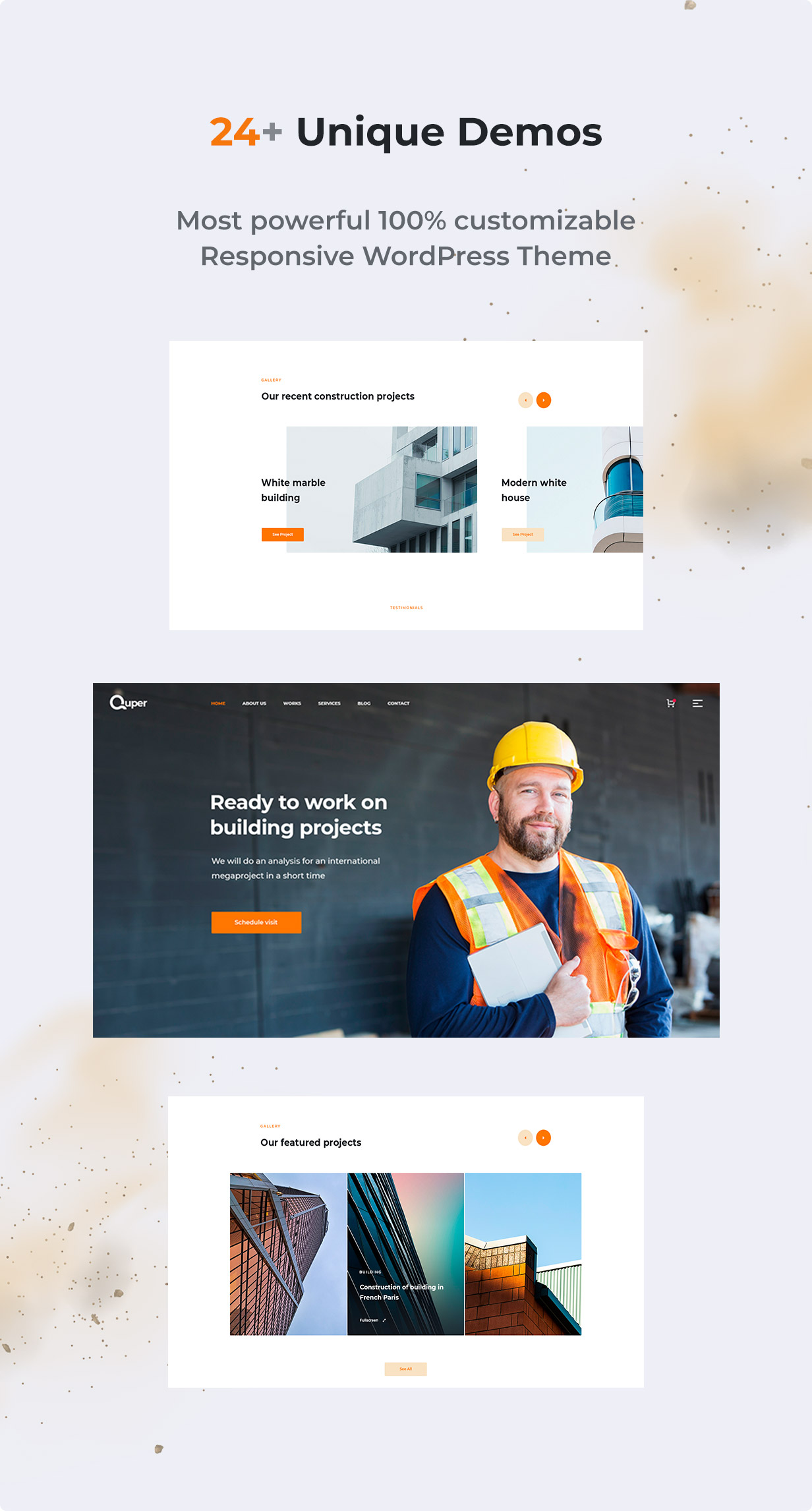 Quper | Thème WordPress pour la construction et l'architecture - 4