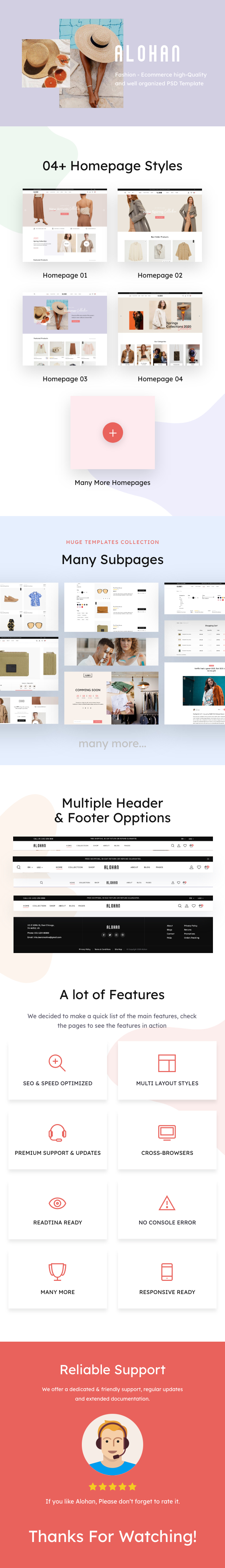 Alohan | Modèle PSD de mode minimaliste - 1