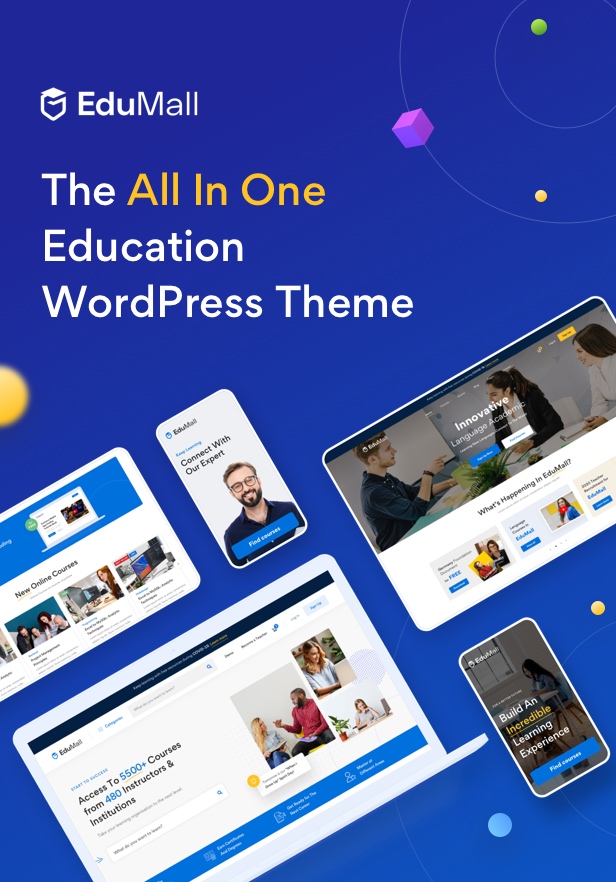 Edumall - Thème WordPress Professional LMS Education - 6