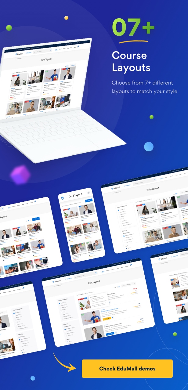 Edumall - Thème WordPress Professional LMS Education - 17