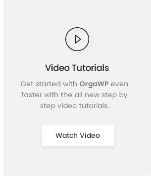 Guide vidéo OrgaWP