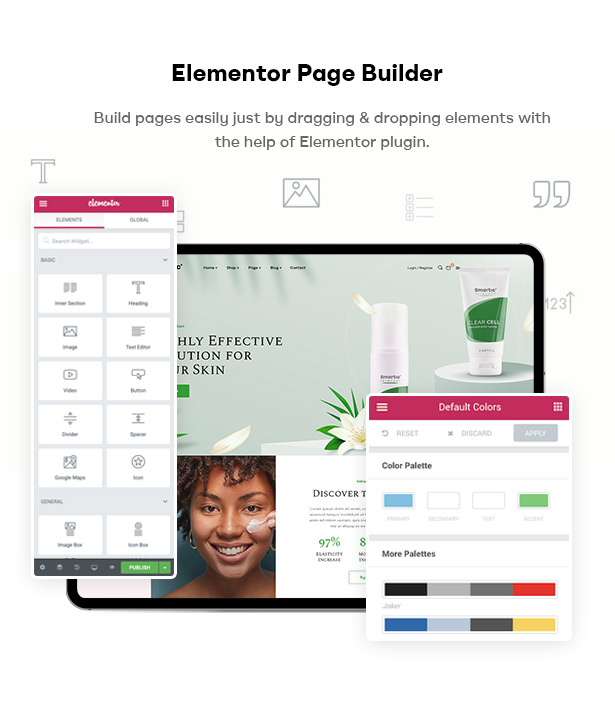 Smartic - Thème WooCommerce de la landing page du produit