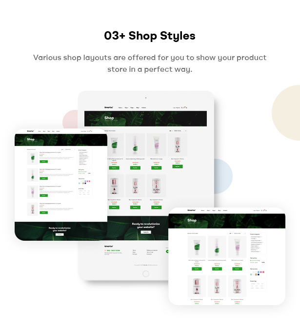 Smartic - Thème WooCommerce de la landing page du produit