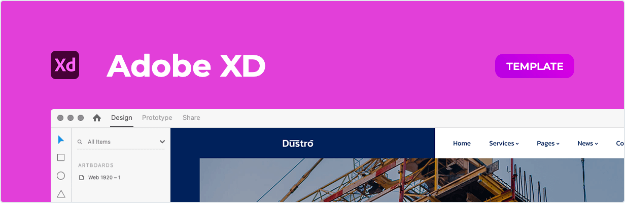 Dustro - Modèle d'entreprise de construction pour XD