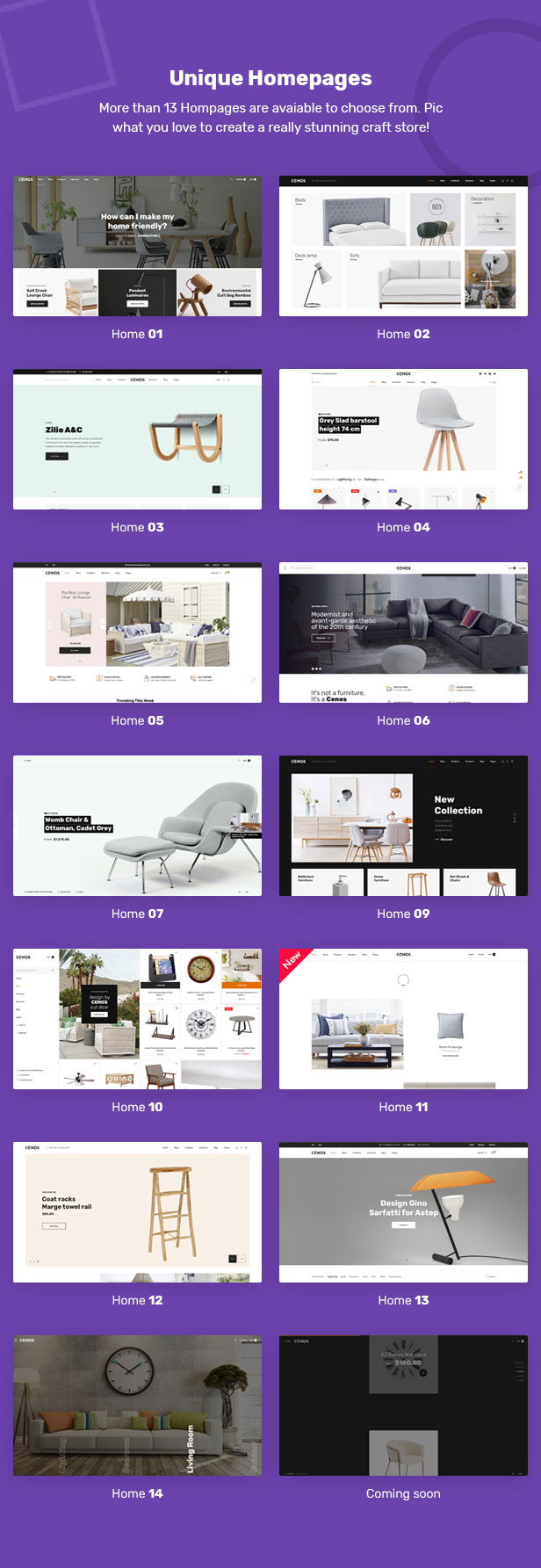 Cenos - Thème WooCommerce de meubles modernes - 2