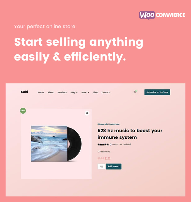 Commencez à vendre quoi que ce soit facilement et efficacement avec WooCommerce.
