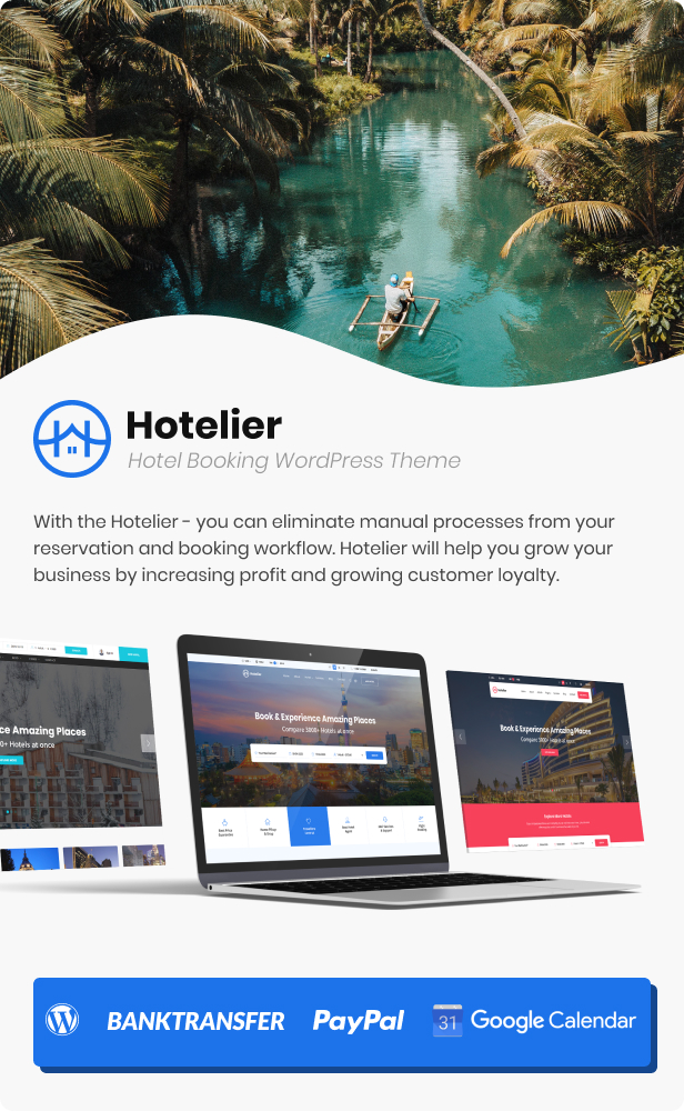 Hôtelier - Thème WordPress de réservation d'hôtel - 5