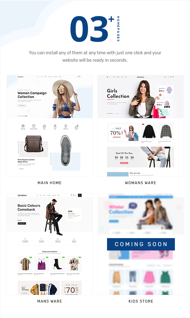 Thème WordPress Fashion E-Commerce