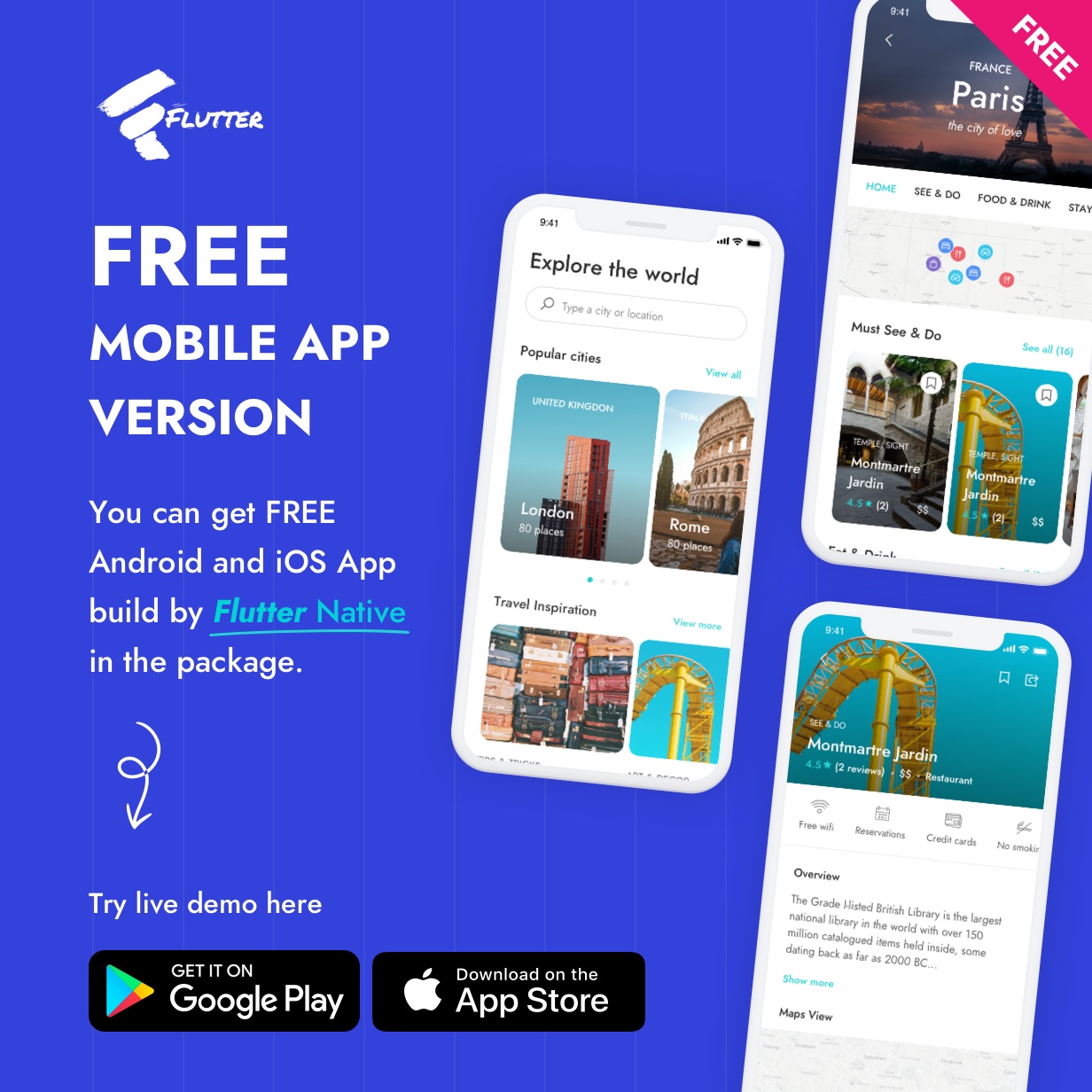 Guide de voyage de la ville Fluter App
