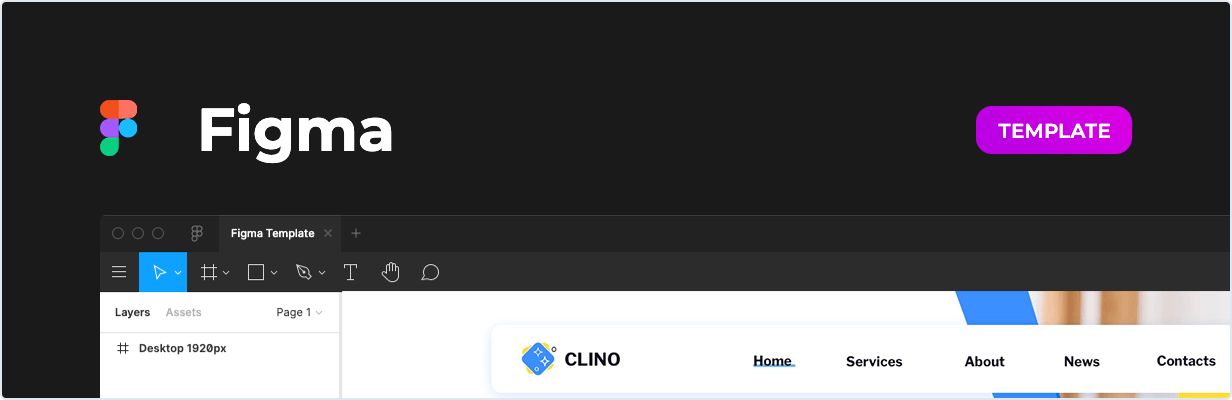 Clino - Gabarit de nettoyage pour Figma