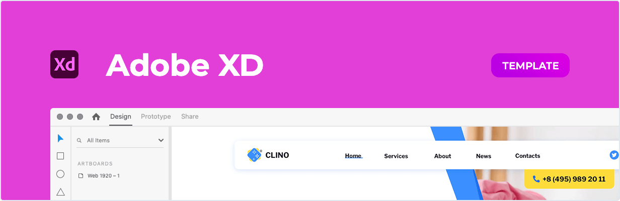 Clino - Modèle de nettoyage pour XD