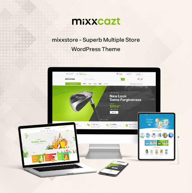 Mixxcazt - Thème WooCommerce créatif polyvalent