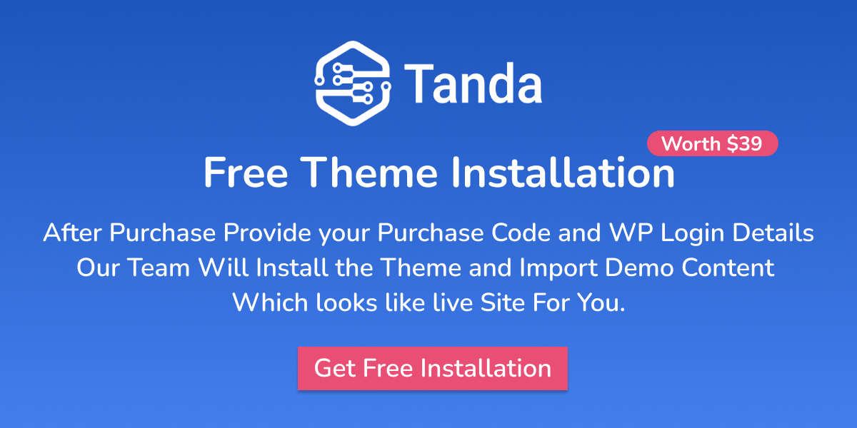 Tanda - Thème WordPress pour solutions logicielles, technologiques et informatiques