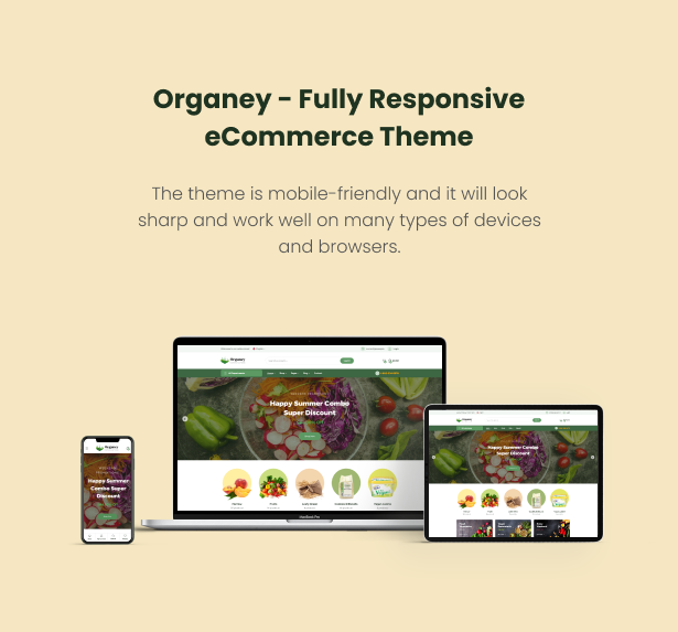 Organey - Thème WordPress WooCommerce pour les aliments biologiques