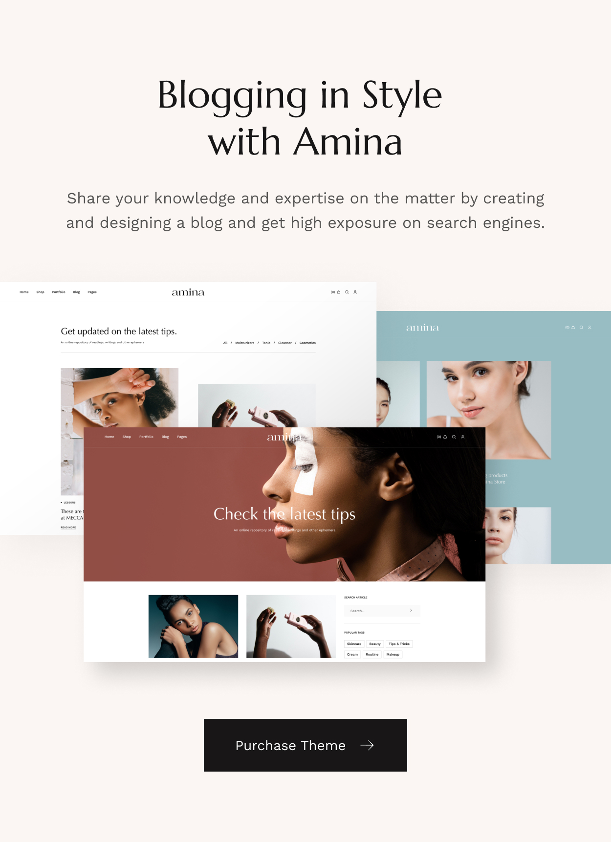 Amina - Boutique de beauté et de soins de la peau