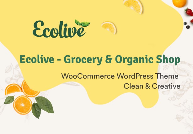 Ecolive - Meilleur thème WordPress WooCommerce pour les aliments biologiques