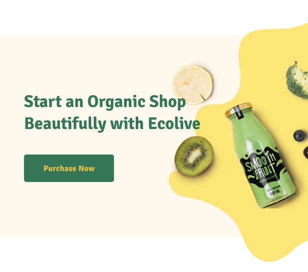 Ecolive - Meilleur thème WordPress WooCommerce pour magasin d'alimentation
