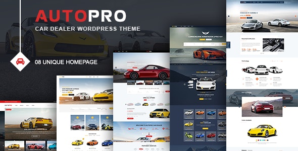 AutoPro - Thème WordPress pour concessionnaire automobile - Business Corporate
