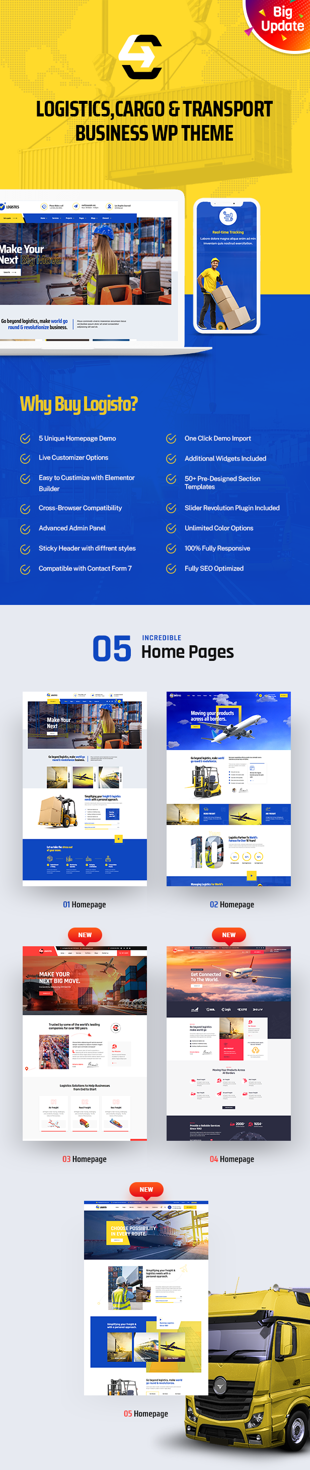 Logisto WordPress Theme