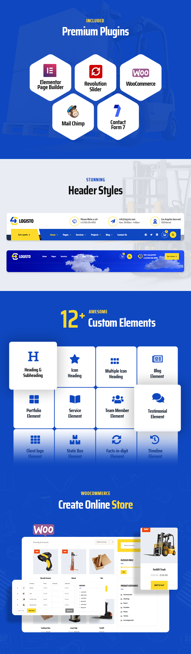 Logisto WordPress Theme