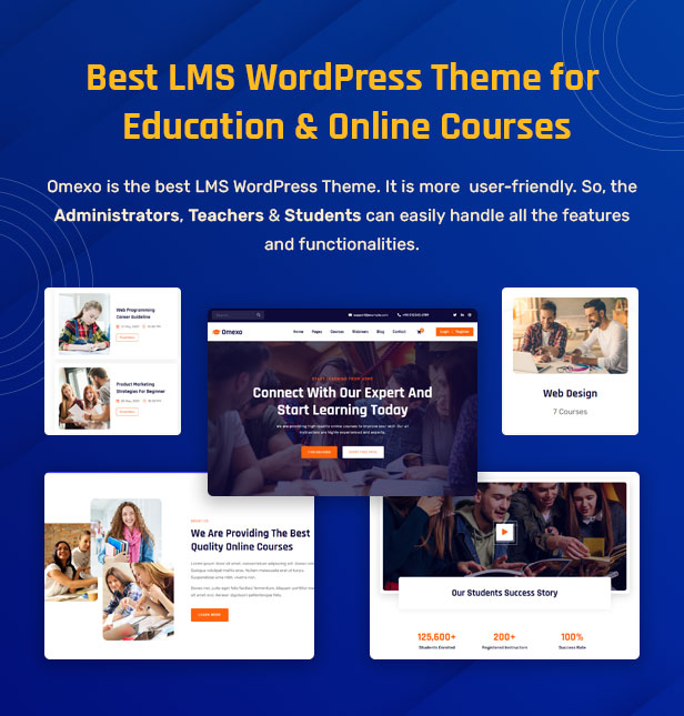 Omexo - Education & Online Courses WordPress Theme - 1
