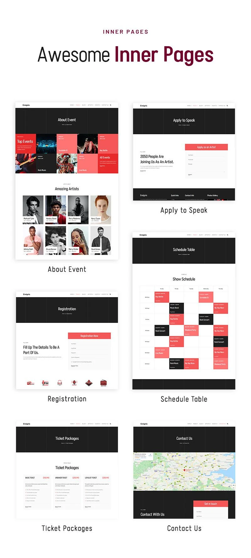 Ereignis - Music Concert WordPress Theme - 4