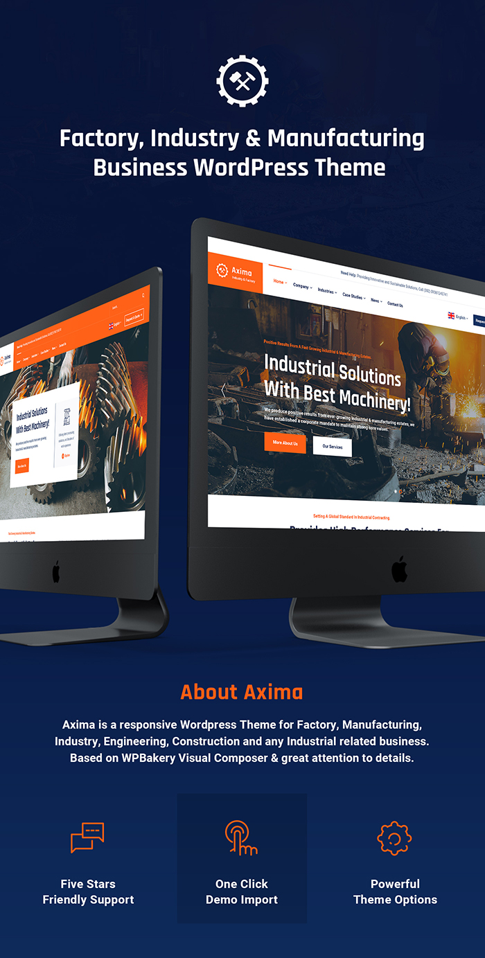 Axima - Thèmes WordPress pour les usines et l'industrie - 4