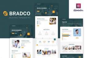 Bradco – Kit de modèles Business Elementor Theme Division