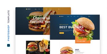 Burgos – Modèle de cuisine de rue pour Photoshop Theme Division