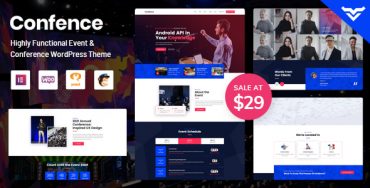 Confence – Thème WordPress événementiel et Meetup Theme Division