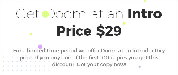 Doom - Thème WordPress multi-usage - 1